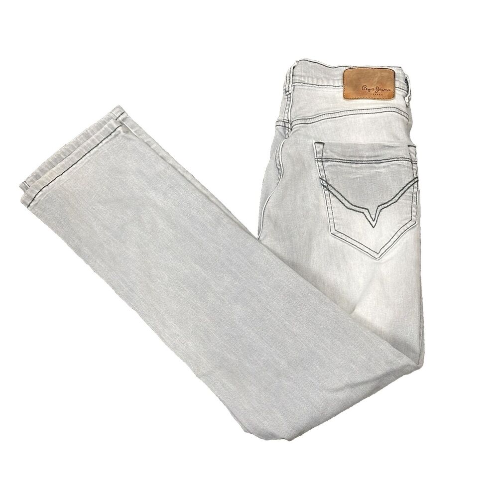 Pepe Jeans London Jeans Mens Sz 30x32 Holborne Classic Ash Grey Denim Y2K